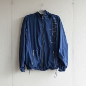 Calvin Klein Men's Blue Bomber Jacket